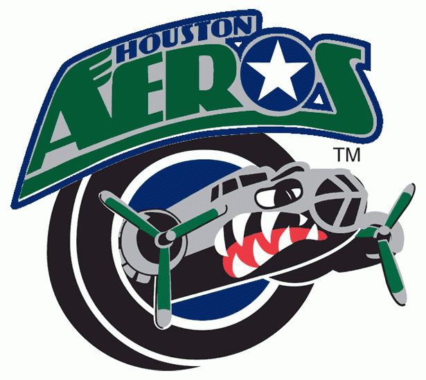 Houston Aeros 1994 95-2000 01 Primary Logo iron on transfers for T-shirts